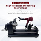 Concentricity Tester, Coaxiality Measuring Instrument, Measuring Dia 3-35mm, Length 102mm, Precision Resolution 0.002mm, with A Two Measuring Stand and an Sliding Guide Rail
