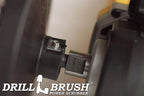Bathroom Accessories - Cleaning Supplies - Boat Brush - Deck Scrub Brush – 7in - Medium Yellow Bristles - Variable Speed Polisher - 5/8 x 11 Threaded Hub - Tile - Shower Cleaner - Porcelain – Flooring