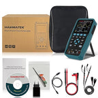 HANMATEK Handheld Digital Oscilloscope 50Mhz Bandwidth with 2 Channels HO52 3.5" TFT Mini Oscilloscope, 2 in 1 Oscilloscope and Multimeter, Backlit Screen, Auto-Calibration Function, Memory Function