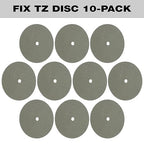 CS Unitec 80985 FIX Disc with Hook & Loop Fasterning, TZ Pyramid, 6" Diameter, A65/280 Grit, (Pack of 10)