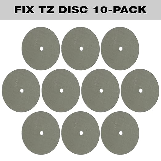 CS Unitec 80989 FIX Disc with Hook & Loop Fasterning, TZ Pyramid, 6" Diameter, A06/2000 Grit, (Pack of 10)