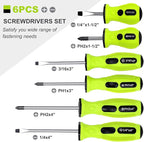 FASTPRO 21-Piece Magnetic Screwdrivers Set with Organizer Rack, Slotted Phillips Screwdrivers and Precision Screwdrivers, Repair Tool Kit for Home, Green