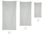 Dock & Bay Beach Towel - Quick Dry, Sand Free - Compact, Lightweight - 100% Recycled - Includes Bag - Essential - Mountain Grey - Large (160x90cm, 63x35)