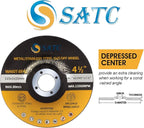 S SATC 25PCS 4 1/2 Cut Off Wheel Grinder Blades 4-1/2" x .045 x 7/8" Cutting Disc Cutting Wheel Die Grinder Cut Off Blades Fits Angle Grinder Air Tool
