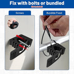 ROBLOCK Quick Release Rubber Clamp Mounts, 4-Pack Adjustable shovel clamp mount, Rubber Tool Handle Bracket for 1.25" to 1.75" Diameter, Universal Garage Storage, RV, Boat, ATV, and Any Wall