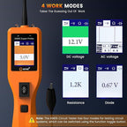 KZYEE KM05 Power Circuit Probe Tester, 12V/24V Automotive Diagnostic Test Tool, Digital Multimeter, Short/Open Circuit Finder, AC/DC Voltage, Continuity, Diode, Resistance Test, Current Probe Kit