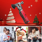 RoverTac 14-in-1 Multitool Camping Axe Hatchet – Essential Camping Gear with Knife, Hammer, Saw, Bottle Opener, Screwdriver – Multi Tool with Sheath – Gifts for Men, Dad, and Outdoor Adventures