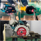 Metal Cutting Circular Saw Blade, Steel and Stainless Steel Cutting, The Cutting Head uses a Special Anti-Heat Sticking Coating with high Finish and Long Life,FMB 7-1/4 inch 72-Tooth 5/8" -TA