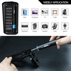 JAKEMY Electric Screwdriver, Precision Magnetic Screwdriver Bit Set(40 Bits), Dual-Mode Rechargeable Mini Cordless Power Screwdriver Repair Tool Kit with LED for Electronics Laptop Phone Watch Toy