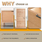 GSCIT Club Red Oak Edge Banding, 1 inch x 50ft roll of Veneer Edge Banding Pre-glued Flexible, Real Wood Tape Banding for Cabinet Repair Furniture Restoration, ZYKJ-1-50-RedOak