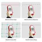 Electric Fence Voltage Tester, Handheld Fence Fault Finder Fence Tester for Farms, Digital Display High Voltage 200-15000V Gardening Tools