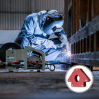 HARFINGTON 2pcs Welding Magnets 77.16 lbs Magnetic Welding Clamp Holder Iron Spray Paint Arrow-Shaped Tool 45, 90, 135 Degree with Center Hole for Fixed Angles, Red