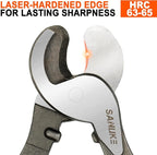10 Inch Cable Cutters, Sanuke High Leverage Cable Cutter Heavy Duty Industrial Strength Electrical Wire Cutters for Cutting Aluminum Copper Communication Cables