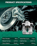SCITOO 184850 Rear Left Disc Brake Caliper Assembly Without Bracket For Ford For Ranger 2010-2011