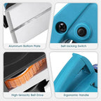 Electric Hand Planer, Portable Wood Planer Hand Held Power Planer Machine Woodworking Power Tool with Adjustable Planing Depth for Woodworker Carpenter Home DIY