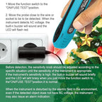 allsun Christmas Light Tester with Bulb Remover & Fuse Tester,Non-Contact Voltage Detector for Holiday Lights, Fuses, Bulbs, AC Power Tester (12V-600V),Light Repairing Tool Not LEDs