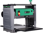 13'' Benchtop Planer 15A 2000W - HSS Double-sided Blade & 85% Dust Collection, 0.008'' Precision, 3-Yr Warranty for Hardwood/Softwood