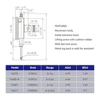 HFS(R) 0-1" Dial Indicator Lathe Tool High Precision, 1" Measuring Range, 0.001" Graduation Interval