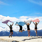 Dock & Bay Beach Towel - Quick Dry, Sand Free - Compact, Lightweight - 100% Recycled - Includes Bag - Set of 6 - Essentials, Large (160x90cm, 63x35)