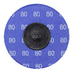 BHA Aluminum Oxide Quick Change Sanding Discs 3", 80 Grit - 25 Pack