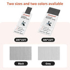 Black Screen Repair Tape, 4" X 180" (15FT) Window Screen Door Repair Kit, Strong Adhesive Fiberglass Patch Tape Mesh