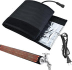 Water Pipe Heat Blanket, 39"x7" Stickable Water Pipes Heater Tape with 6.6Ft Cable Foil Pipe Warmers Water Line Insulation Wrap Pipe Freeze Protection for Outdoor Pipe RV Sewer Hose, Max140˚F，110V