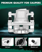 SCITOO 19B3193 Rear Left Disc Brake Caliper Assembly w/Bracket For Toyota For RAV4 2006-2012