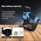 Roofing Nail Gun, 15 Degree CN45N Roofing Nailer 3/4-Inch to 1-3/4-Inch Coil Nails, 120-pcs Load Capacity Coil Nailer