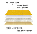 S SATC 100 PCS PSA Sanding Discs 6 Inch Sanding Discs Stick On 500 Grit Round Sandpaper Roll for Orbital Sander