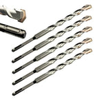 Direko 5-Piece 1/4 inch x 12 Inch SDS Plus Rotary Hammer Drill Bits Carbide Tipped Concert Drill Bits for Concrete, Brick, Cement Walls, Stone, Hammer Drill Bits for Concrete