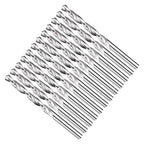 Drill Bit, 1/4" Cutting Diameter, 4241 HSS 118° Cutting Angle Uncoated Bright Versatile Jobber Bits - (Applications: for Drilling Plastic Wood Soft Metal), 12-Pieces