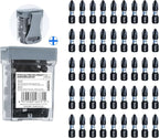 toolant 1 Inch Phillips Bit#2 Magnetic Anti Slip Impact Screwdriver Bits Set,45pcs Insert S2 Steel PH2 Driver Dit Set with CNC Machined Tips for Power Drill