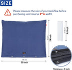 Backflow Preventer Insulation Cover-30 W x 24" H, 6 Layers Fabric Outdoor Pipe Insulation Cover with Aluminum Foil Layer Dupont Sorona Cotton, Backflow Cover for Winter Freeze Protection