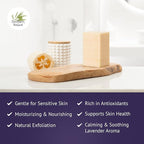 Southern Natural Goat Milk Soap Bar (Lavender 3 Pack) For Dry Sensitive Skin. Natural, Handmade Soap For Men, Women, Kids & Baby. Use On Face & Body