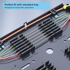 Premium Fiber Optic Fusion Splicing Sleeves Protector Adapter Heat Shrink Tube Clear 1000pcs Per Box 2.5mm Dia After Recovery, 40mm (L)