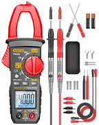 ANENG Digital Clamp Meter Multimeter Tester with AC/DC Current,Voltage, NCV Amp Ohm Volt 4000 Counts Meter Measures Capacitance, Resistance, Diodes, Continuity Frequency Backlight Electrican Tools