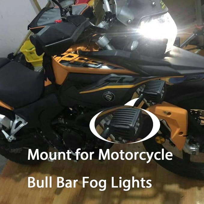 1.25 inch Light Bar Clamps Mounting Bracket,1-1/4 Tube Clamp Roof Roll Cage Holder for Work HID LED Light Bar (Pack of 2)