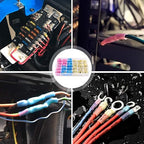 Nilight 540 PCS Heat Shrink Wire Connectors Waterproof Automotive Marine Electrical Terminals Kit Ring Fork Hook Spade Butt Splices