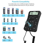 Dlyfull Battery Tester, LCD Display Universal Battery Checker for Ni-MH, Ni-CD, Li-ion, Alk & LiFe04 Batteries(AA AAA C D 9V 12V 18650 CR123A 2CR5 CR2032 Cells), 2X AAA Batteries Included