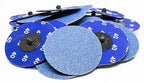 Benchmark Abrasives 3 Inch Sanding Discs Quick Change Zirconia Sanding Discs, Drill & Die Grinder Sanding Disc - Deburring Polishing Rust Remover for Metal Paint Stripper (25 Pack), 24 Grit