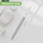 BALUCA Professional Stainless Steel Long Nail File for Thick Nails, Metal Fingernail Toenail File for Women, 4.72-Inch Filing Surface, Durable and Efficient Nail Care Tool (Silver, 1, Count, Coarse)
