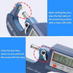 SHAHE Digital Micrometer 0-25mm / 0-1" Metric & Inch, 0.00005" Resolution, 0.0001" Accuracy