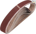 HARFINGTON 2 x 48 Inch Sanding Belts, 3 Pcs 80 Grits Aluminum Oxide Abrasive Belt Sander File Belt for Woodworking, Metal Polishing, Knife Sharpener