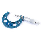 PEC Tools 1-2” Outside Micrometer, Industrial-Grade Precision Measuring Tool, Hardened Steel, High-Accuracy Micrometer with Ratchet Stop & Carbide-Tipped Measuring Faces for Machining & Engineering