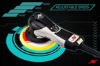 AirVANTAGE 6" Palm-Style, 2nd Generation Industrial Advanced Electric Sander Central-Vacuum with Low-Profile Pad (3/16- Hook & Loop)