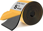 Pipe Insulation Tape, Outdoor Water Pipe Insulation Wrap, Foam Insulation Tape for Outdoor Pipes Winter Freeze Protection, Heat Tape for Water Pipes, Copper Pipes, PVC, AC Line, 5in x 15ft, Black