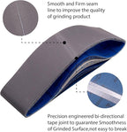 4 x 36 Inch Sanding Belts, Silicon Carbide Knife Sharpening Sanding Belt, 4 Pcs Each of 600, 800, 1000 Grits Sanding Belt for Belt Sander, 12 Pack