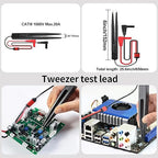 Electrical Multimeter Test Lead Kit with Soft Case Test Hook for Digital Electrical Testing Multimeter Voltmeter | 2PCS Non-Destructive Back Probes