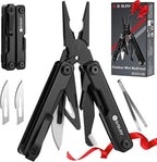 BIBURY Mini Multitool Pliers BI2051AB, Mini EDC Multi Tool with Pocket Clip for Outdoor Survival, Anniversary Birthday Gifts for Men and Women, Gifts for Dad Husband Boyfriend, Essential EDC Gear Tool