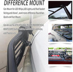 0.875" Clamps Roof Roll Cage Holder,LED Off-Road Light Horizontal Bar Tube Clamp 22mm(2pc-0.875" Clamp)